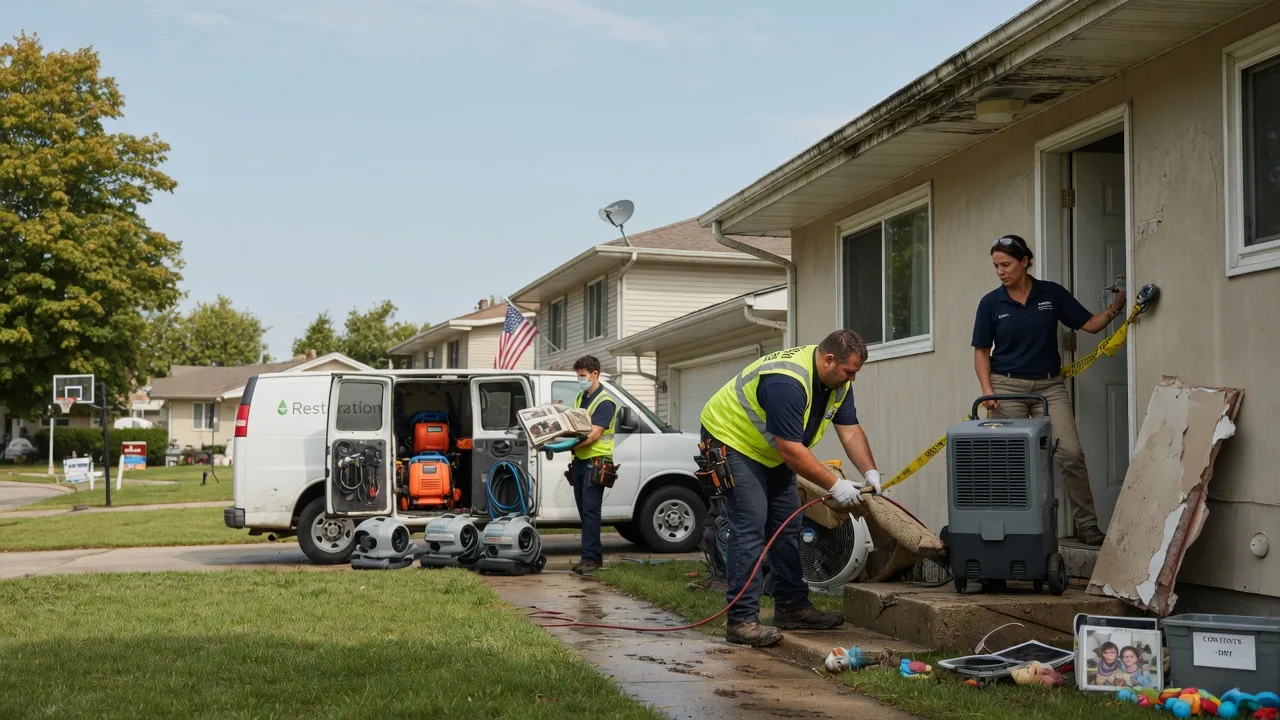 Water Damage Restoration in Wisconsin near me